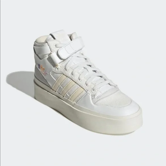 Women’s Adidas Forum Bonega Mid Shoes - Picture 3 of 15